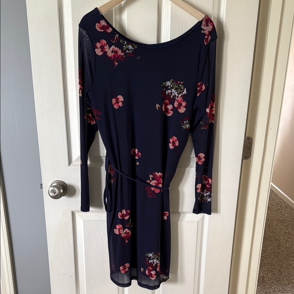 Floral Navy Dress